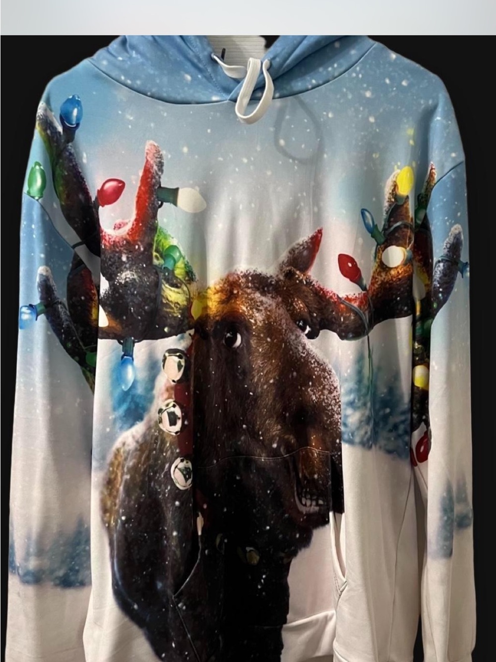 ✨ UGLY CHRISTMAS MOOSE HOODIE ✨ Unisex